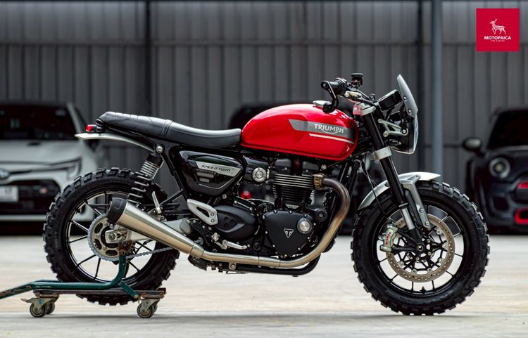 Triumph SpeedTwin1200 Tracker(Euro5) ปี2022 วิ่ง11,000km. แต่งครบ รูปที่ 2