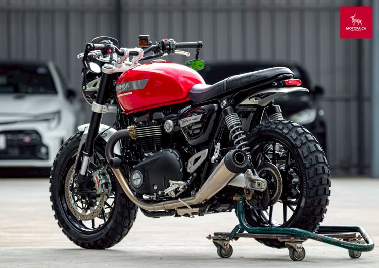 Triumph SpeedTwin1200 Tracker(Euro5) ปี2022 วิ่ง11,000km. แต่งครบ รูปที่ 4