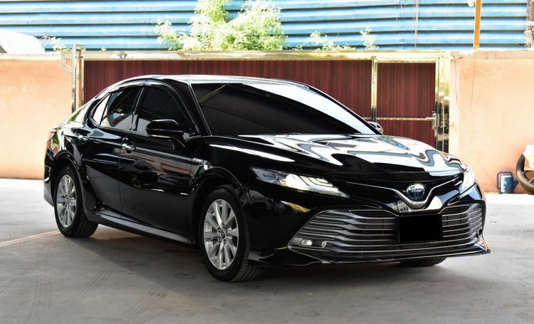 Toyota Camry 2020 2.5 HEV Premium Luxury Sedan ไฮบริด เกียร์อัตโนมัติ ดำ รูปที่ 2