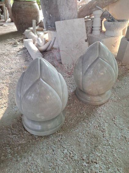 หัวเสาหินอ่อนขนาดกว้าง 10 นิ้วสูง 12 นิ้ว รูปที่ 2