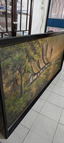 ภาพวาดสีน้ำมันขนาดใหญ่มากเก่าโบราณ รูปที่ 13