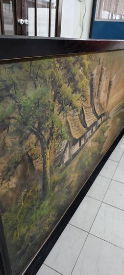 ภาพวาดสีน้ำมันขนาดใหญ่มากเก่าโบราณ