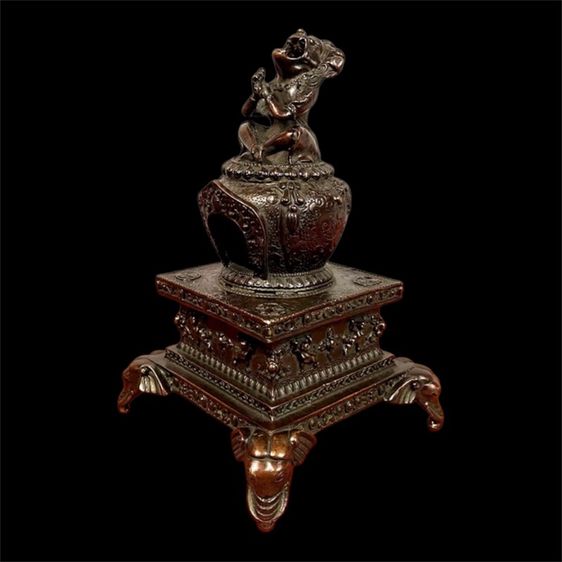 🕉️เตาเผาธูปโบราณทิเบต“พร้อมพลังป้องกันวัชระ  รูปที่ 3