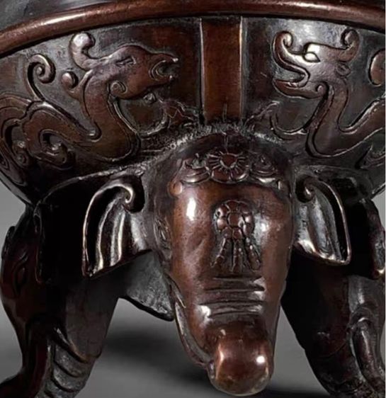 ✨เตาเผาธูปทองเหลืองโบราณ✨ รูปที่ 5