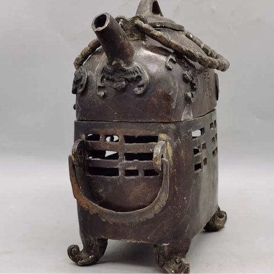 ✨กาน้ำชา “ งานเก่าโบราณ ”ทองเหลือง  รูปที่ 4