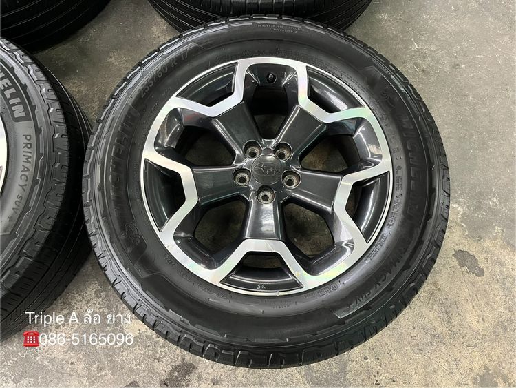 ✨ล้อแม็ก 5รู100✨Subaru XV ขอบ 17 ดำหน้าเงา พร้อมยาง 235-60-17 Michelin💥ปี 22💥 รูปที่ 3