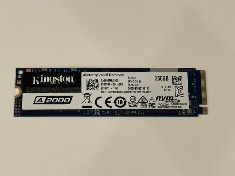 SSD KINGSTON A2000 250GB รูปที่ 3