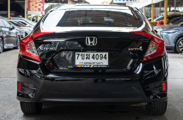 Honda Civic 2018 1.8 EL i-VTEC Sedan เบนซิน ไม่ติดแก๊ส เกียร์อัตโนมัติ ดำ รูปที่ 4