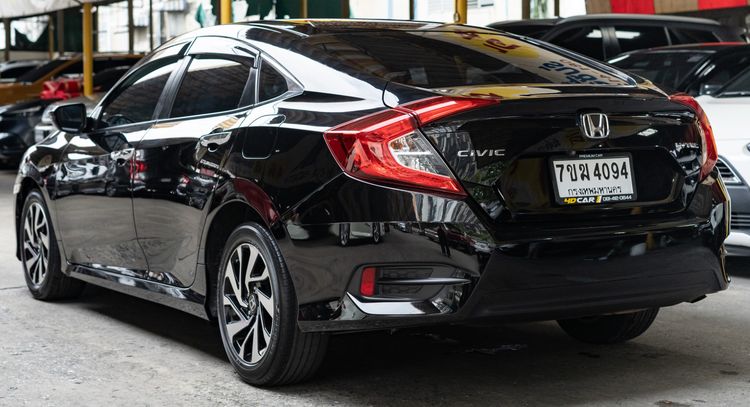 Honda Civic 2018 1.8 EL i-VTEC Sedan เบนซิน ไม่ติดแก๊ส เกียร์อัตโนมัติ ดำ รูปที่ 3