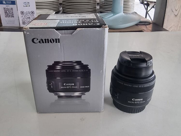 เลนส์ Canon EF-S 35mm f2.8 Macro IS STM สภาพดี รูปที่ 2