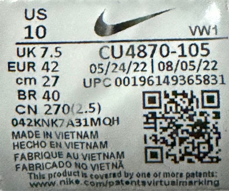 Nike air max Size42 ส่งฟรี รูปที่ 6