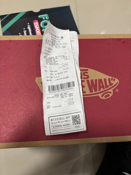 ดำ ผ้า รองเท้าผ้าใบ UK 11 | EU 46 | US 11.5 อื่นๆ รองเท้า VANS เบอร์ 12 US