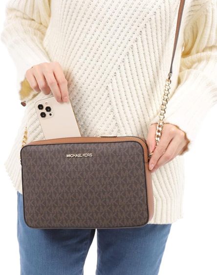 Michael Kors แท้💯มือสอง สภาพดี ทรงกล่อง งาน Michael kors 🇺🇸💯 รูปที่ 5