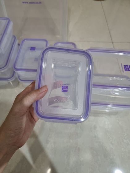 Super lock ชุดกล่องอเนกประสงค์ ขนาด 27.3 x 38 x 15 ซม. พร้อมกล่องถนอมอาหาร 11 ใบ (ทั้งหมด 24 ชิ้นรวมฝาและช่องแบ่ง) จาก AEON รูปที่ 6