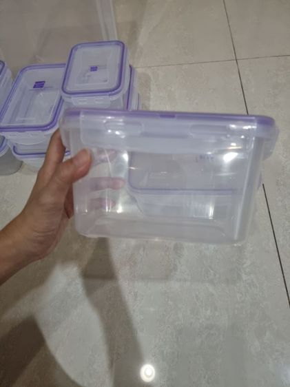 Super lock ชุดกล่องอเนกประสงค์ ขนาด 27.3 x 38 x 15 ซม. พร้อมกล่องถนอมอาหาร 11 ใบ (ทั้งหมด 24 ชิ้นรวมฝาและช่องแบ่ง) จาก AEON รูปที่ 7