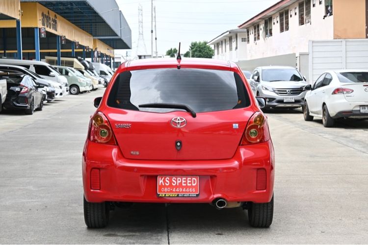 Toyota Yaris 2013 1.5 E Sedan เบนซิน ไม่ติดแก๊ส เกียร์อัตโนมัติ แดง รูปที่ 4