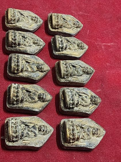 พระขุนแผนปู่ทิม ชุดกรรมการหน้าฝังตะกรุดหลังฝังกริ่งชินบัญชร 10 องค์ ชุดที่2 รูปที่ 11