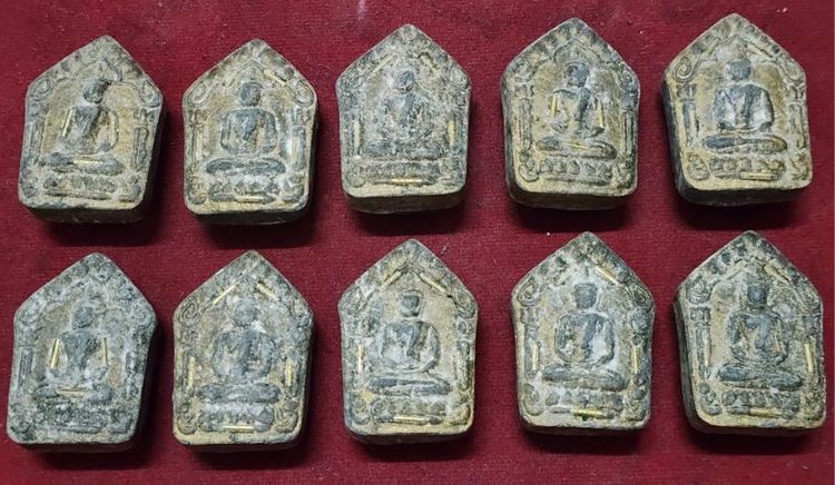 พระขุนแผนปู่ทิม ชุดกรรมการหน้าฝังตะกรุดหลังฝังกริ่งชินบัญชร 10 องค์ ชุดที่2 รูปที่ 2