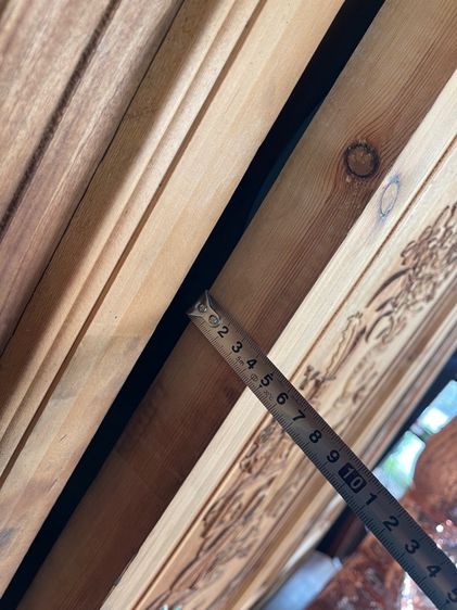 ไม้แกะสลัก ลายเครื่องตั้งจีน สะสม รูปที่ 12