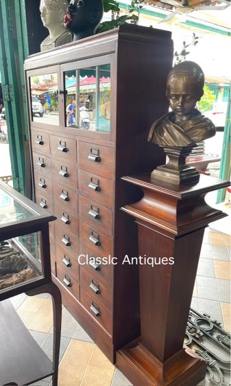 ตู้ลิ้นชัก 21 ลิ้นชัก ไม้สัก โบราณเก่าสะสม รูปที่ 2