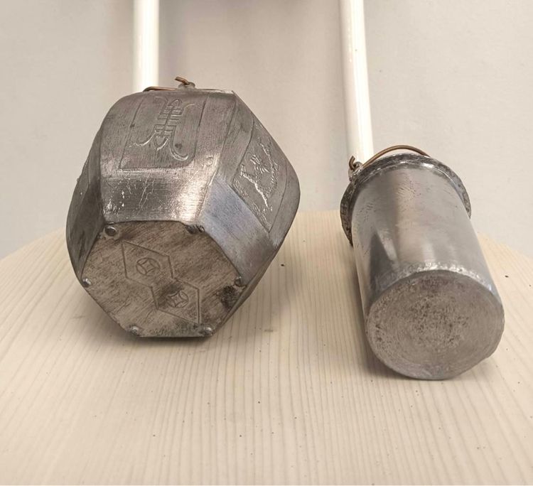 กาน้ำชา หกเหลี่ยม โบราณ เก่าสะสม รูปที่ 8