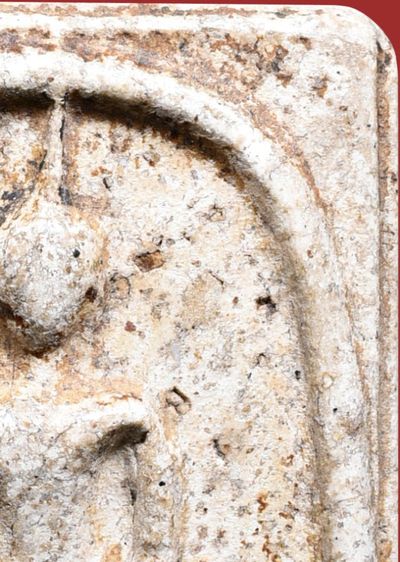 กรอบกระจก เกศทะลุซุ้ม มีมวลสาร สมเด็จวัดระฆัง พิมพ์ใหญ่ เก่า รูปที่ 12