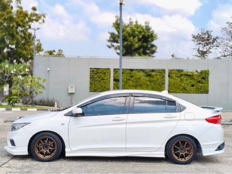 Honda City 2018 1.5 S Sedan เบนซิน ไม่ติดแก๊ส เกียร์อัตโนมัติ ขาว รูปที่ 2