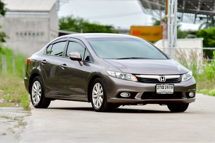 Honda Civic 2013 1.8 E i-VTEC Sedan เบนซิน ไม่ติดแก๊ส เกียร์อัตโนมัติ น้ำตาล รูปที่ 3
