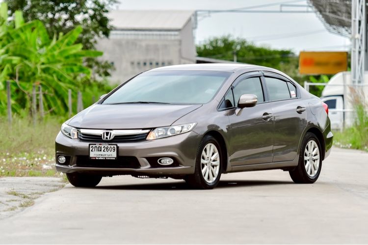 Honda Civic 2013 1.8 E i-VTEC Sedan เบนซิน ไม่ติดแก๊ส เกียร์อัตโนมัติ น้ำตาล รูปที่ 4