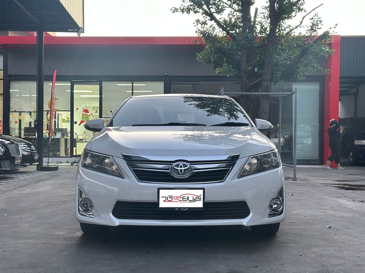 Toyota Camry 2013 2.5 Hybrid ไฮบริด เกียร์อัตโนมัติ ขาว รูปที่ 2