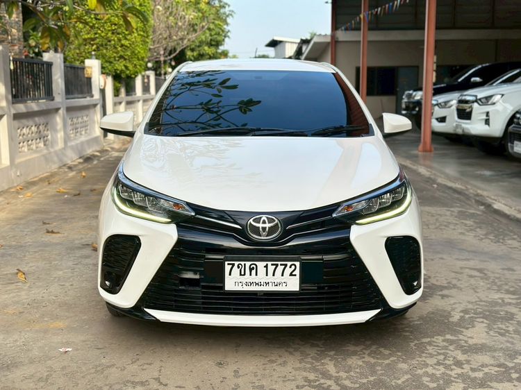 Toyota Yaris 2022 1.2 Entry Sedan เบนซิน ไม่ติดแก๊ส เกียร์อัตโนมัติ ขาว รูปที่ 2