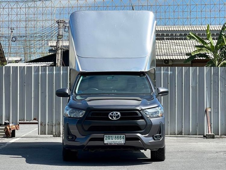Toyota Hilux Revo 2022 2.4 Entry Pickup ดีเซล ไม่ติดแก๊ส เกียร์ธรรมดา เทา รูปที่ 3