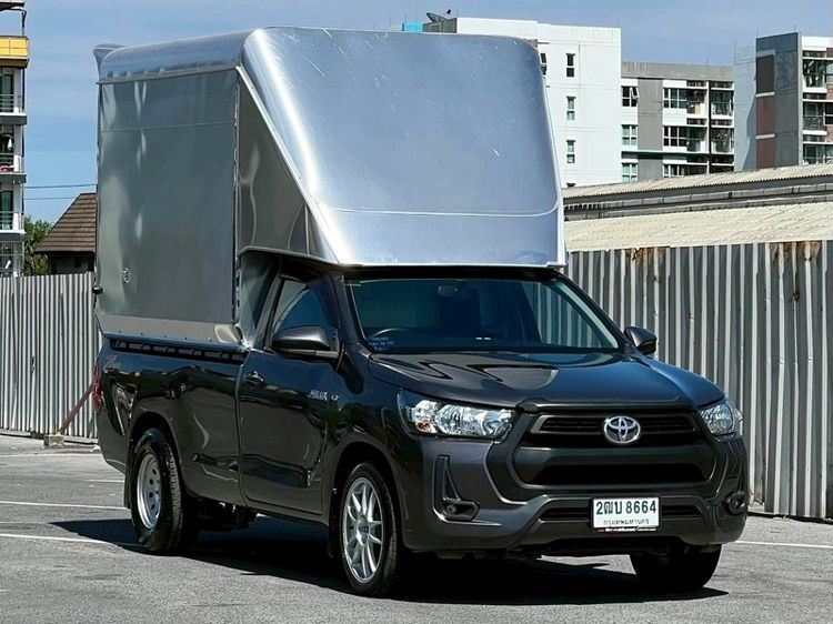 Toyota Hilux Revo 2022 2.4 Entry Pickup ดีเซล ไม่ติดแก๊ส เกียร์ธรรมดา เทา รูปที่ 2