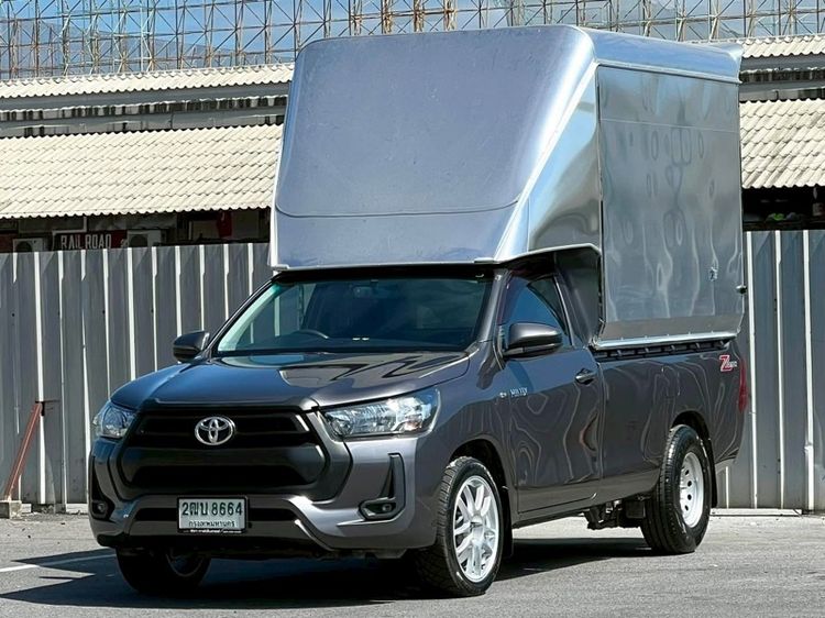 รถ Toyota Hilux Revo 2.4 Entry สี เทา