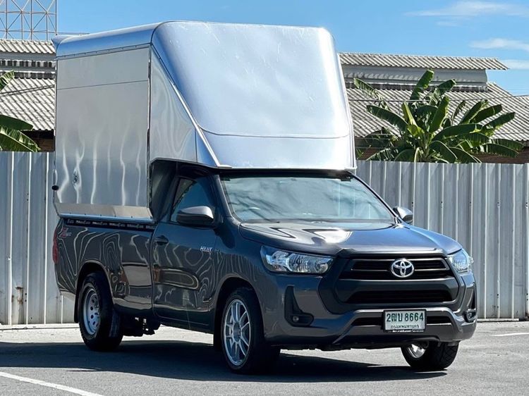 Toyota Hilux Revo 2022 2.4 Entry Pickup ดีเซล ไม่ติดแก๊ส เกียร์ธรรมดา เทา รูปที่ 4
