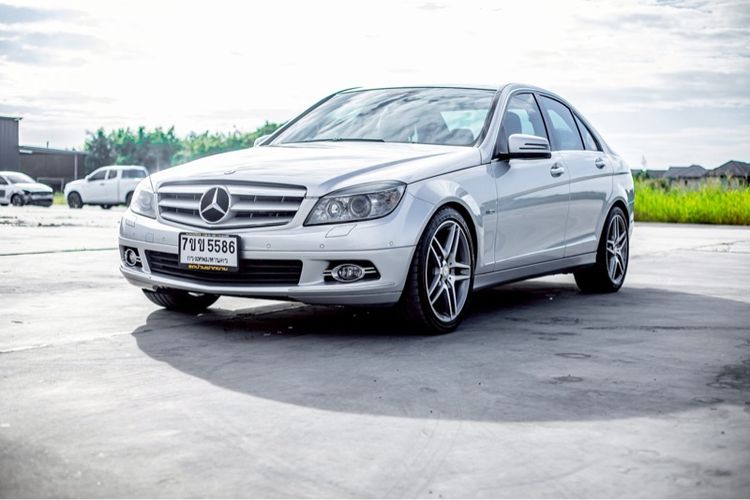 รถ Mercedes-Benz C-Class C200 สี เทา