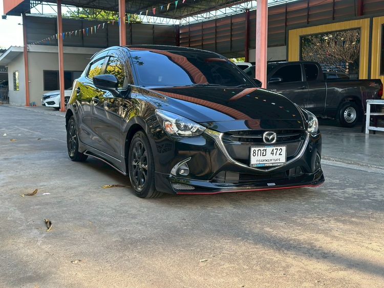 Mazda Mazda 2 2019 1.3 High Connect Sedan เบนซิน ไม่ติดแก๊ส เกียร์อัตโนมัติ ดำ รูปที่ 3