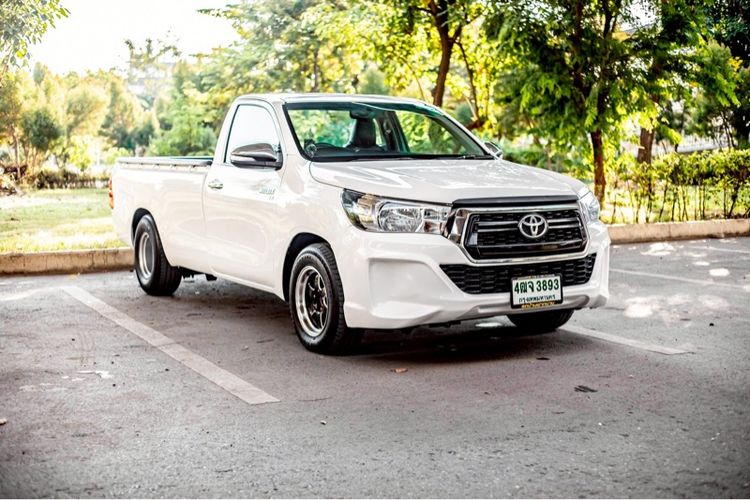 Toyota Hilux Revo 2018 2.7 J Plus Pickup ดีเซล ไม่ติดแก๊ส เกียร์ธรรมดา ขาว รูปที่ 3