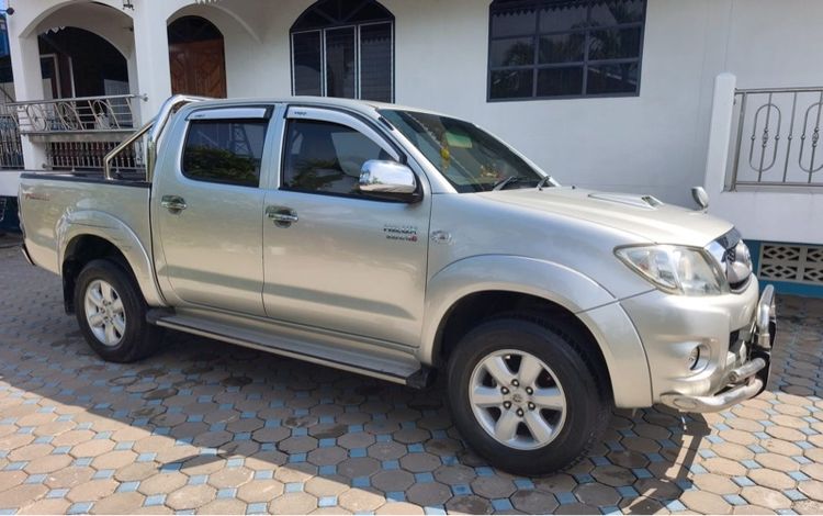 Toyota Hilux Vigo 2008 3.0 E Prerunner Pickup ดีเซล ไม่ติดแก๊ส เกียร์ธรรมดา บรอนซ์เงิน รูปที่ 4