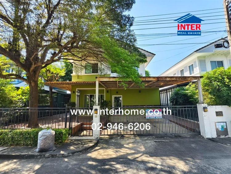 บ้านเดี่ยว 2 ชั้น 63.6 ตร.ว. หมู่บ้านมัณฑนา ปิ่นเกล้า-พระราม 5 ถนนนครอินทร์ ถนนราชพฤกษ์ บางกรวย นนทบุรี