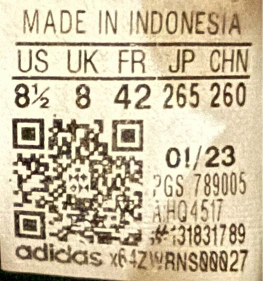 Adidas ปี2023 Size42 ส่งฟรี รูปที่ 6