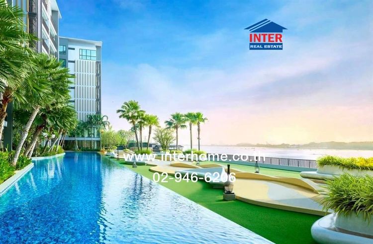 คอนโดมิเนียม 67.43 ตร.ม. เมโทร ลักซ์ ริเวอร์ฟร้อนท์ รัตนาธิเบศร์ (อาคาร E) ซอยไทรม้า7 ถนนรัตนาธิเบศร์ เมืองนนทบุรี นนทบุรี รูปที่ 2