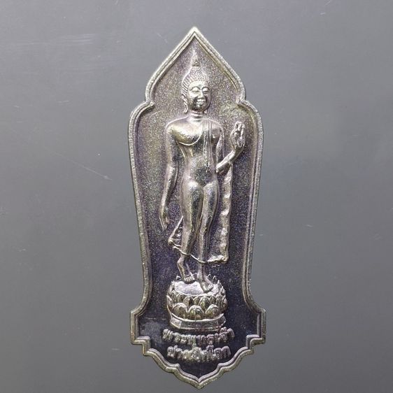 พระพุทธเจ้าปางเปิดโลก เนื้อเงิน ศาลหลักเมืองกรุงเทพมหานคร ปี 2560 พร้อมกล่องเดิม รูปที่ 3