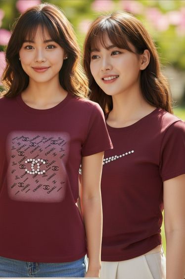 ขายเหมาเสื้อยืดแฟชั่นผู้หญิง ไซส์ S  50 ตัว ราคาถูกมาก รูปที่ 7