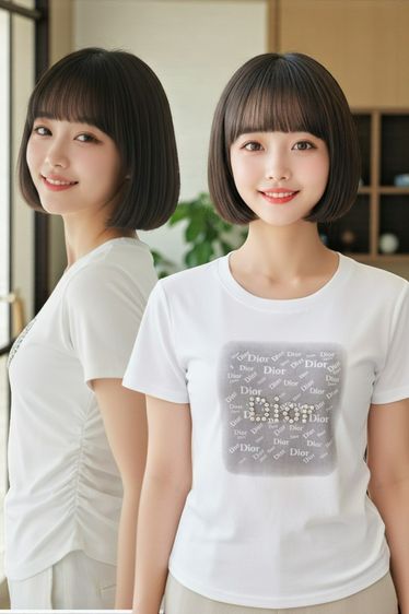 ขายเหมาเสื้อยืดแฟชั่นผู้หญิง ไซส์ S  50 ตัว ราคาถูกมาก รูปที่ 8