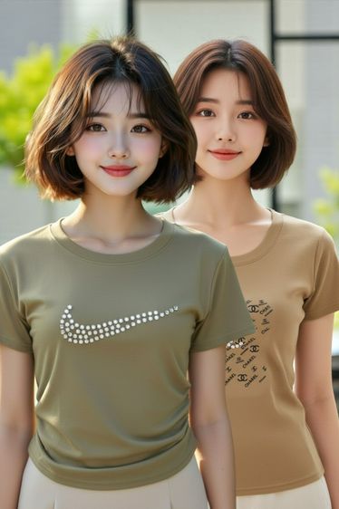 ขายเหมาเสื้อยืดแฟชั่นผู้หญิง ไซส์ S  50 ตัว ราคาถูกมาก รูปที่ 4