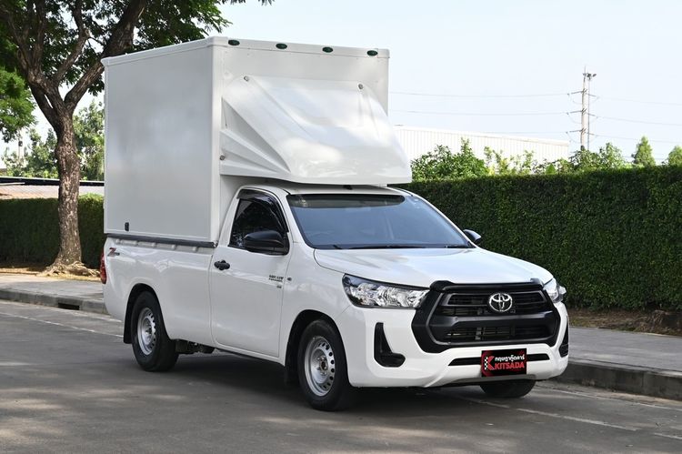 Toyota Hilux Revo 2022 2.8 ENTRY STANDARD CAB Pickup ดีเซล ไม่ติดแก๊ส เกียร์ธรรมดา ขาว