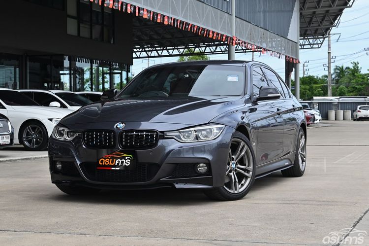 BMW Series 3 2017 330e Sedan ปลั๊กอินไฮบริด (PHEV) ไม่ติดแก๊ส เกียร์อัตโนมัติ เทา
