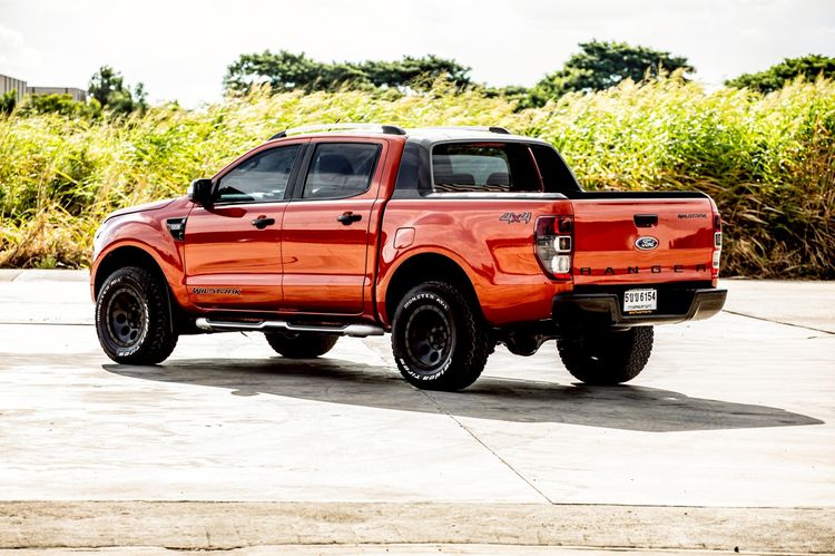 Ford Ranger 2015 2.2 Wildtrak Pickup ดีเซล เกียร์อัตโนมัติ ส้ม รูปที่ 4