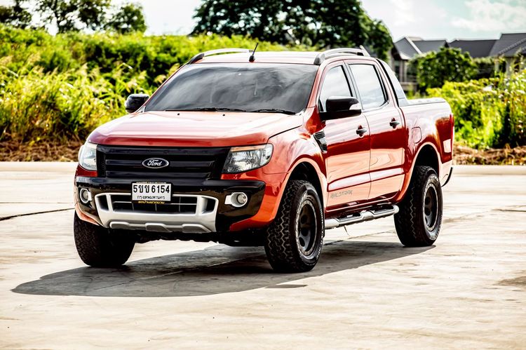 Ford Ranger 2015 2.2 Wildtrak Pickup ดีเซล เกียร์อัตโนมัติ ส้ม รูปที่ 2
